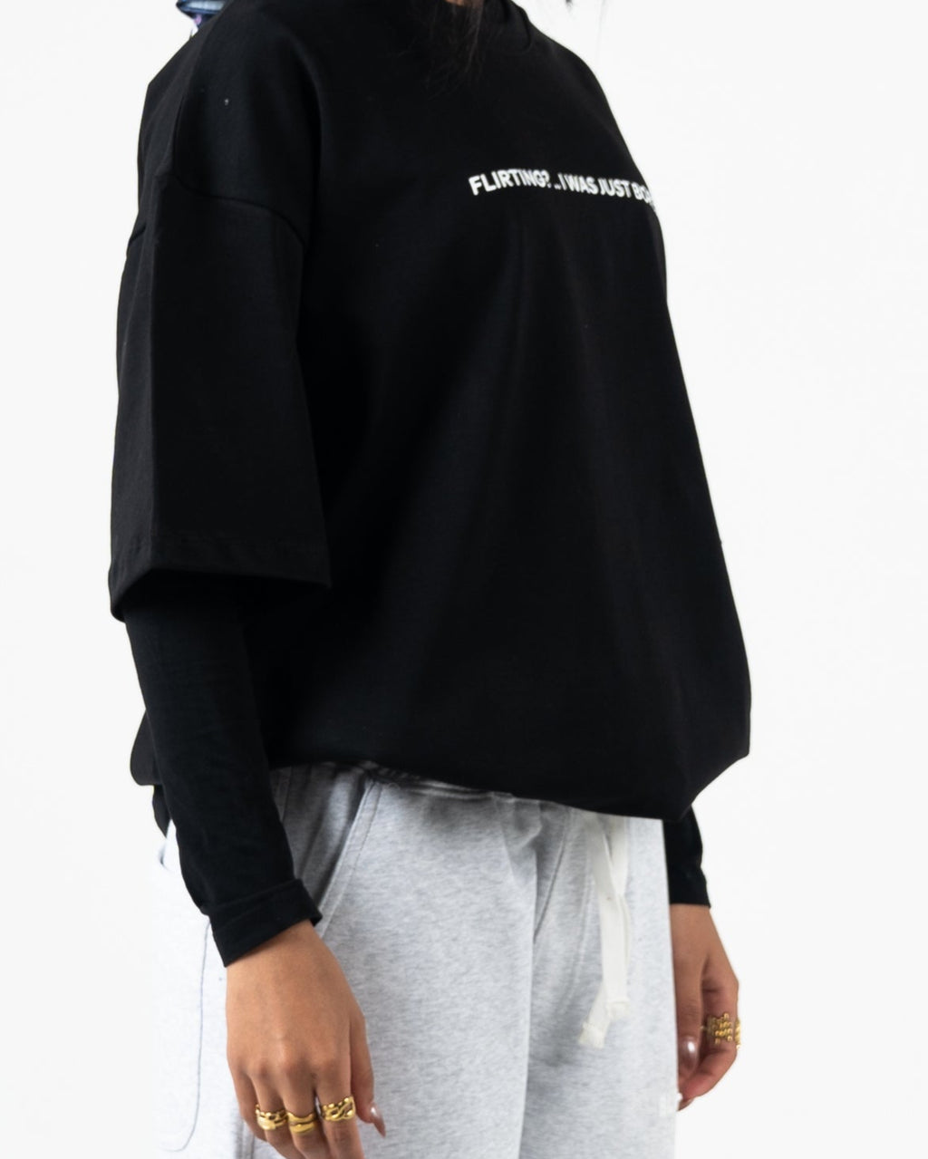 Oversized box fit "just bored"