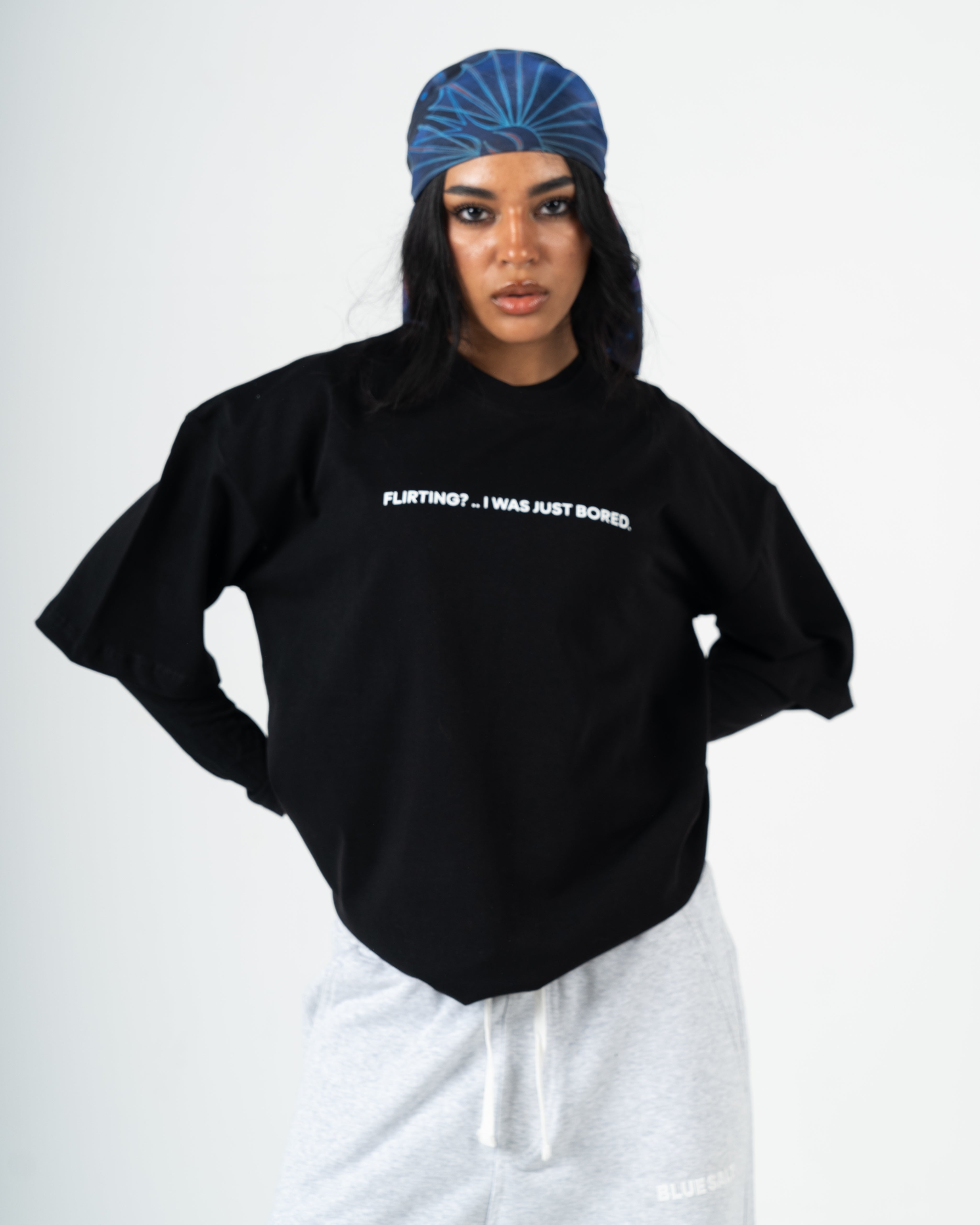 Oversized box fit "just bored"