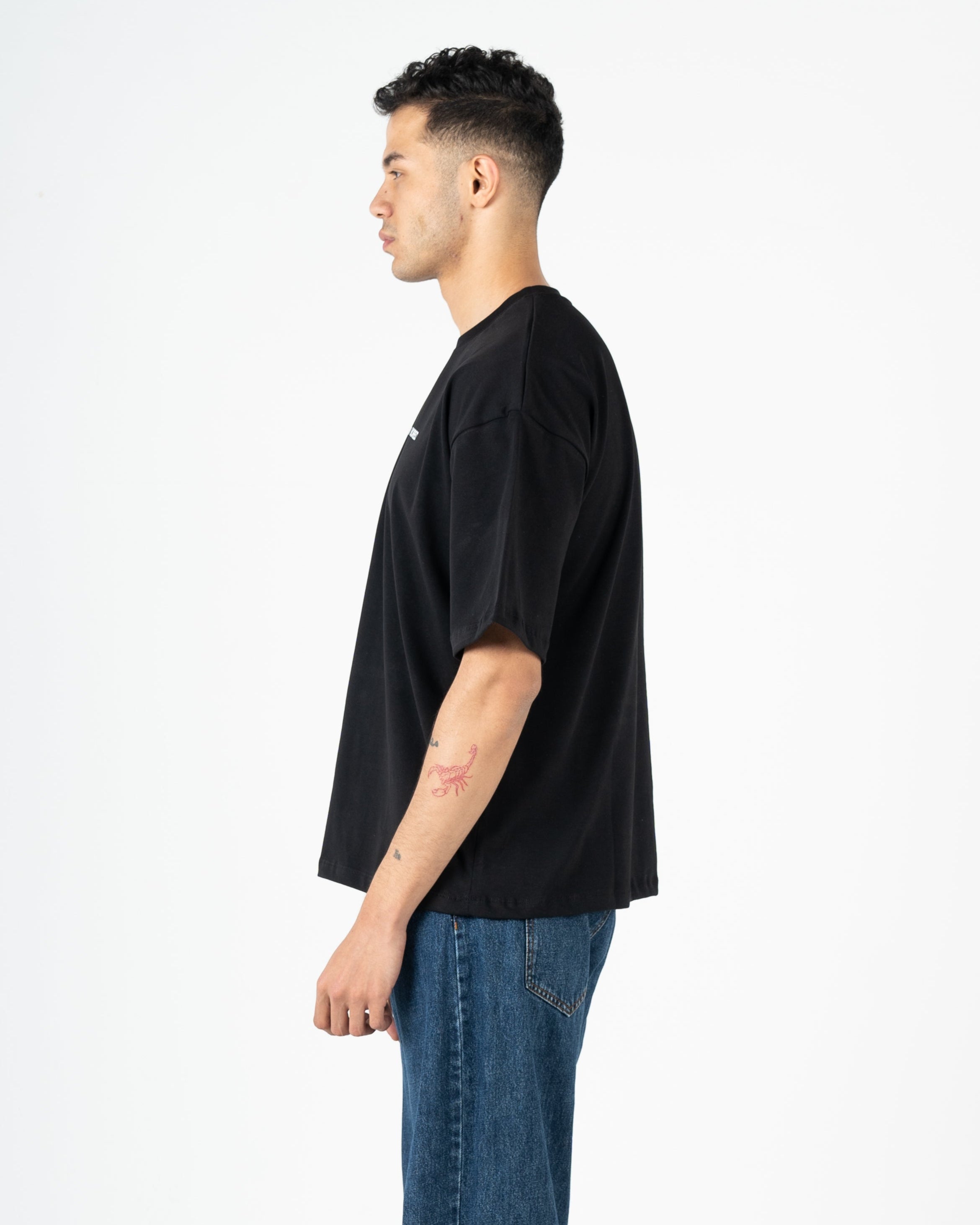 Oversized box fit "just bored"