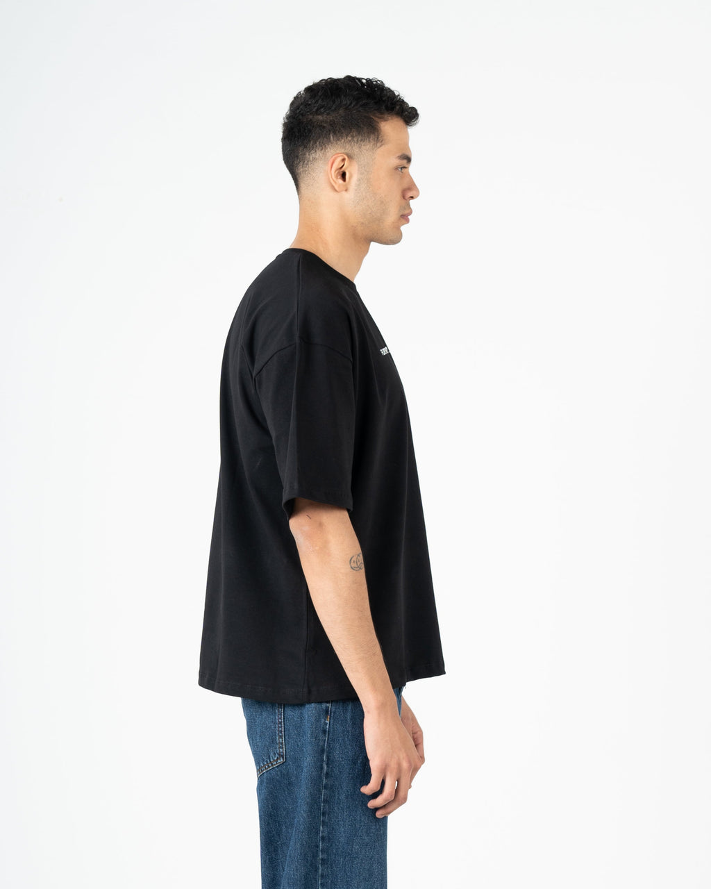 Oversized box fit "just bored"