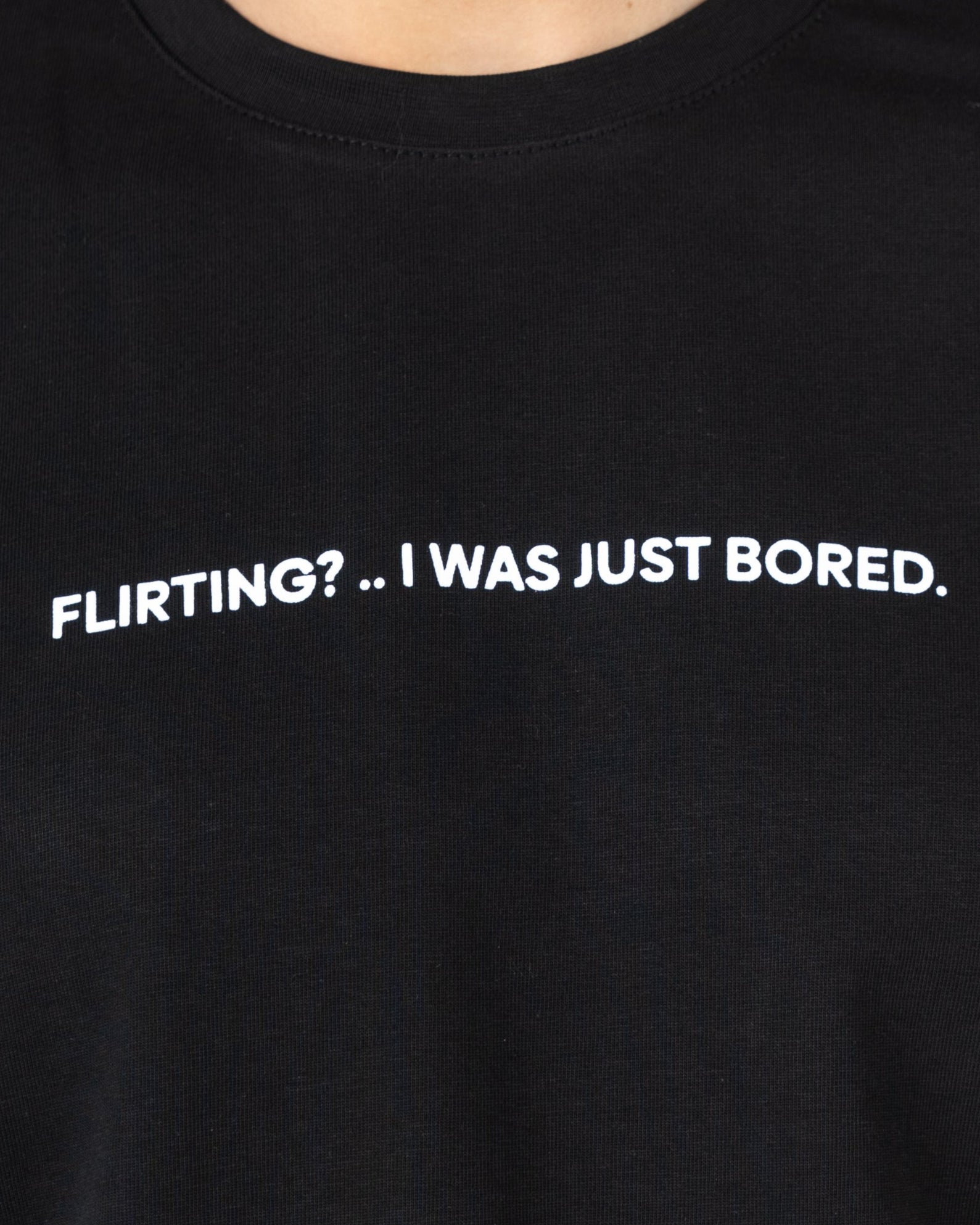 Oversized box fit "just bored"