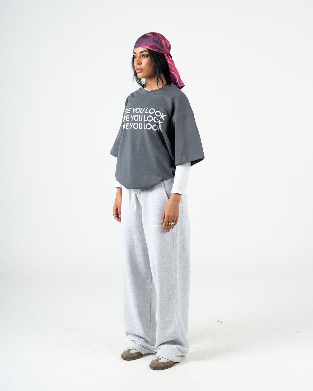 Oversized box fit "made you look"