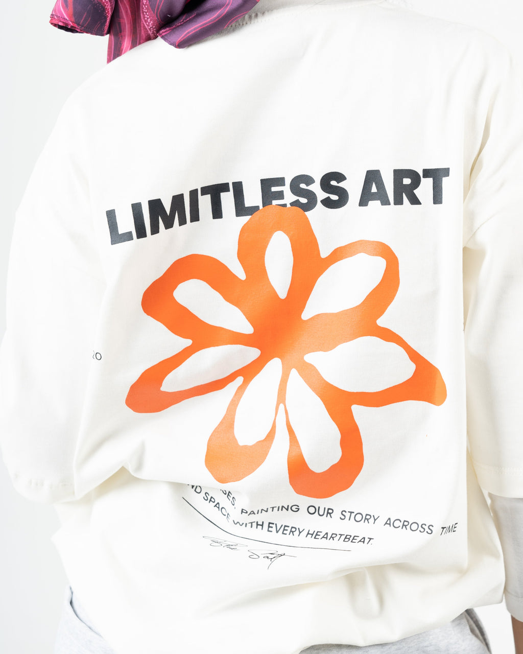 Oversized box fit "limitless Art"