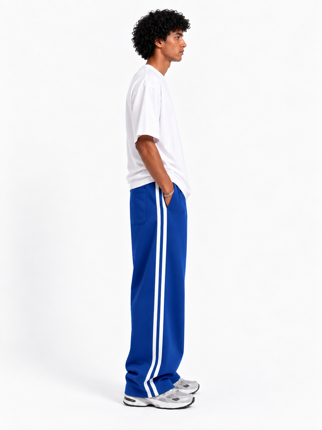 Striped Sweatpants "Blue"
