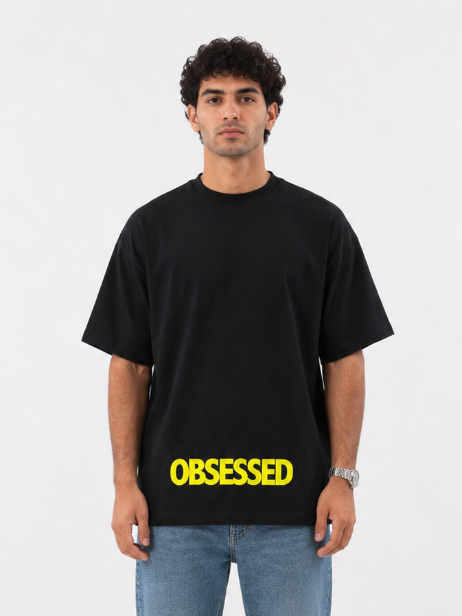 OBSESSED T-Shirt *Yellow Logo*