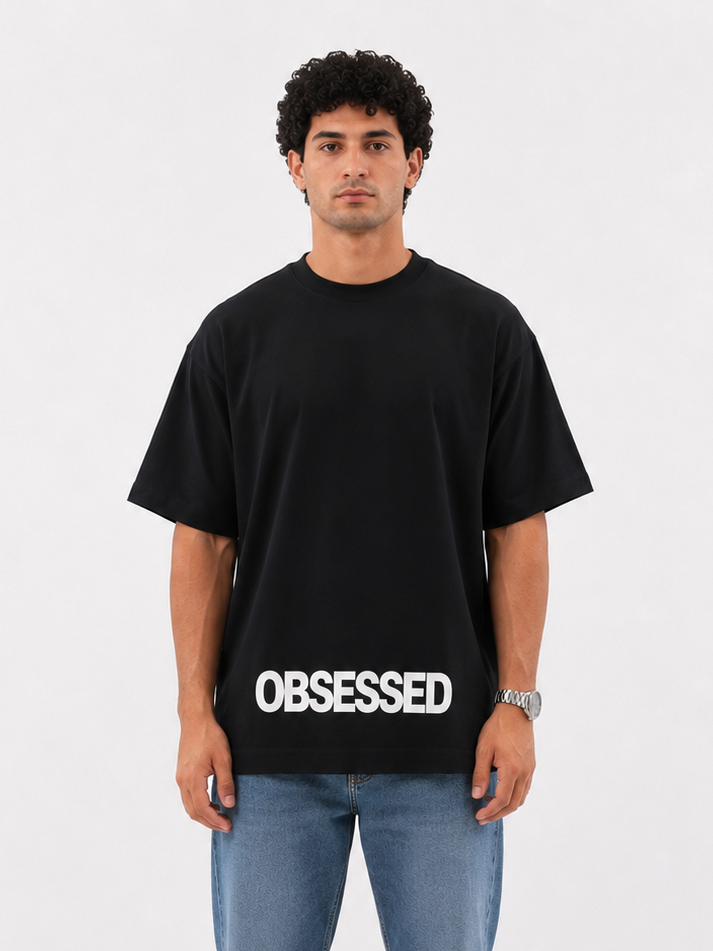 OBSESSED T-Shirt *White Logo*
