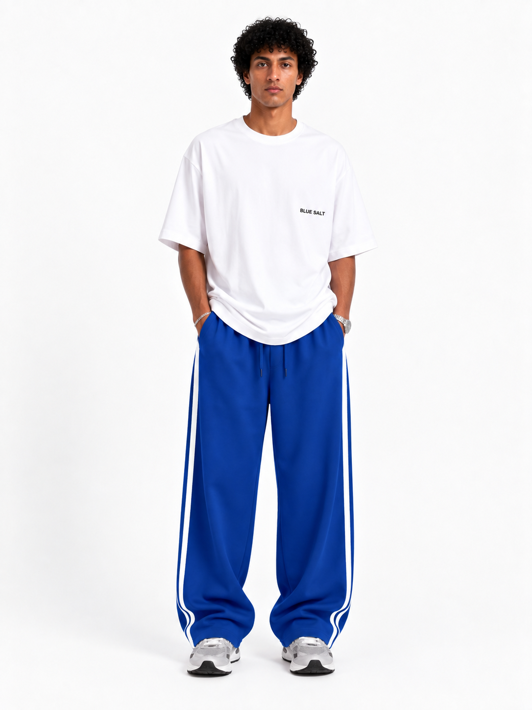 Striped Sweatpants "Blue"