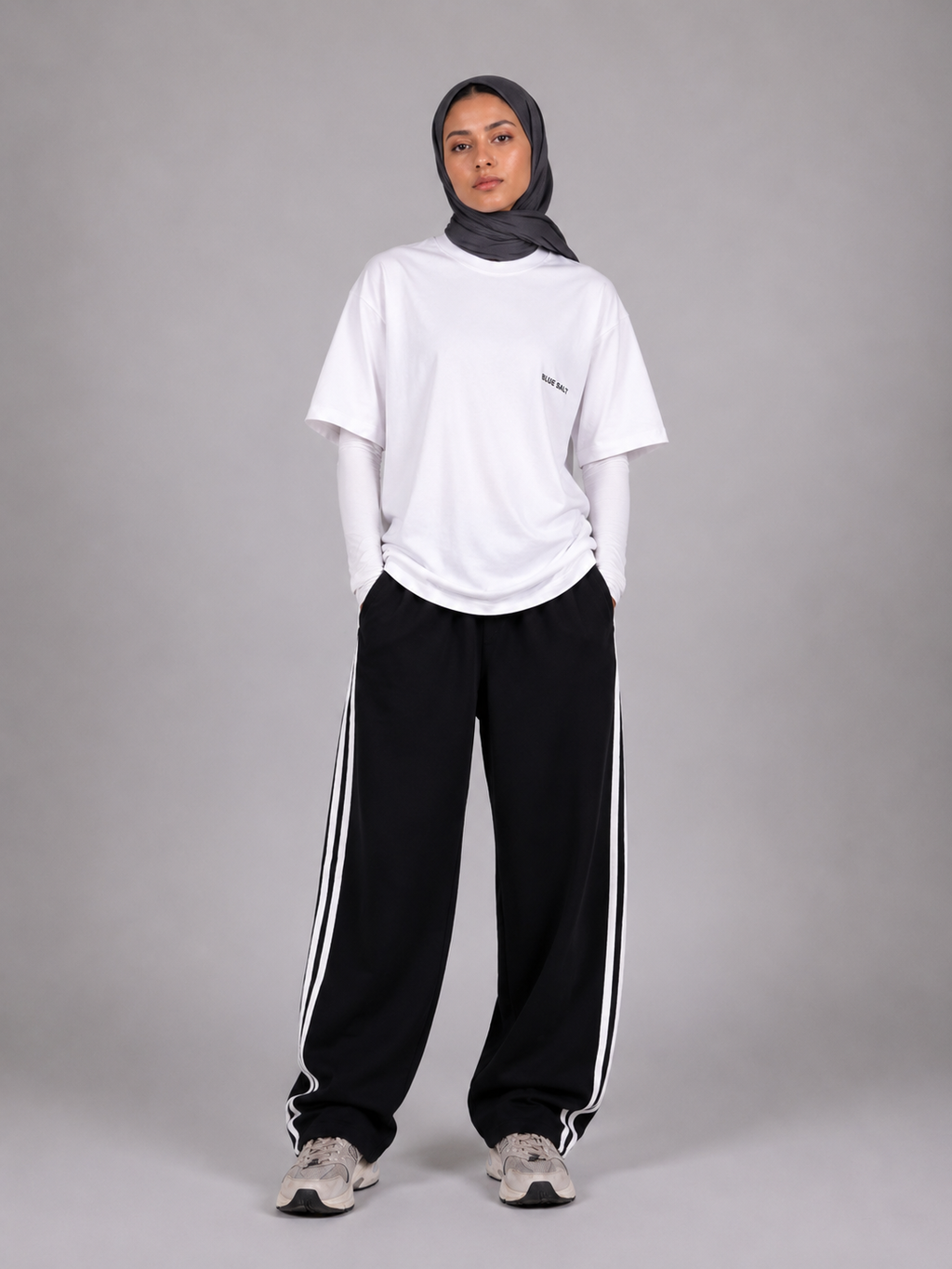 Striped Sweatpants "Black"