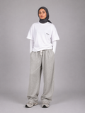 Pleated Sweatpants "Light Grey"