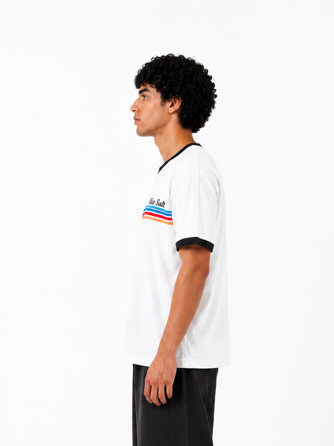 Striped Color Ring T-Shirt "White"