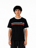 Striped Color Ring T-Shirt "Black"