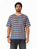 Striped Relaxed Fit T-Shirt "Beige"