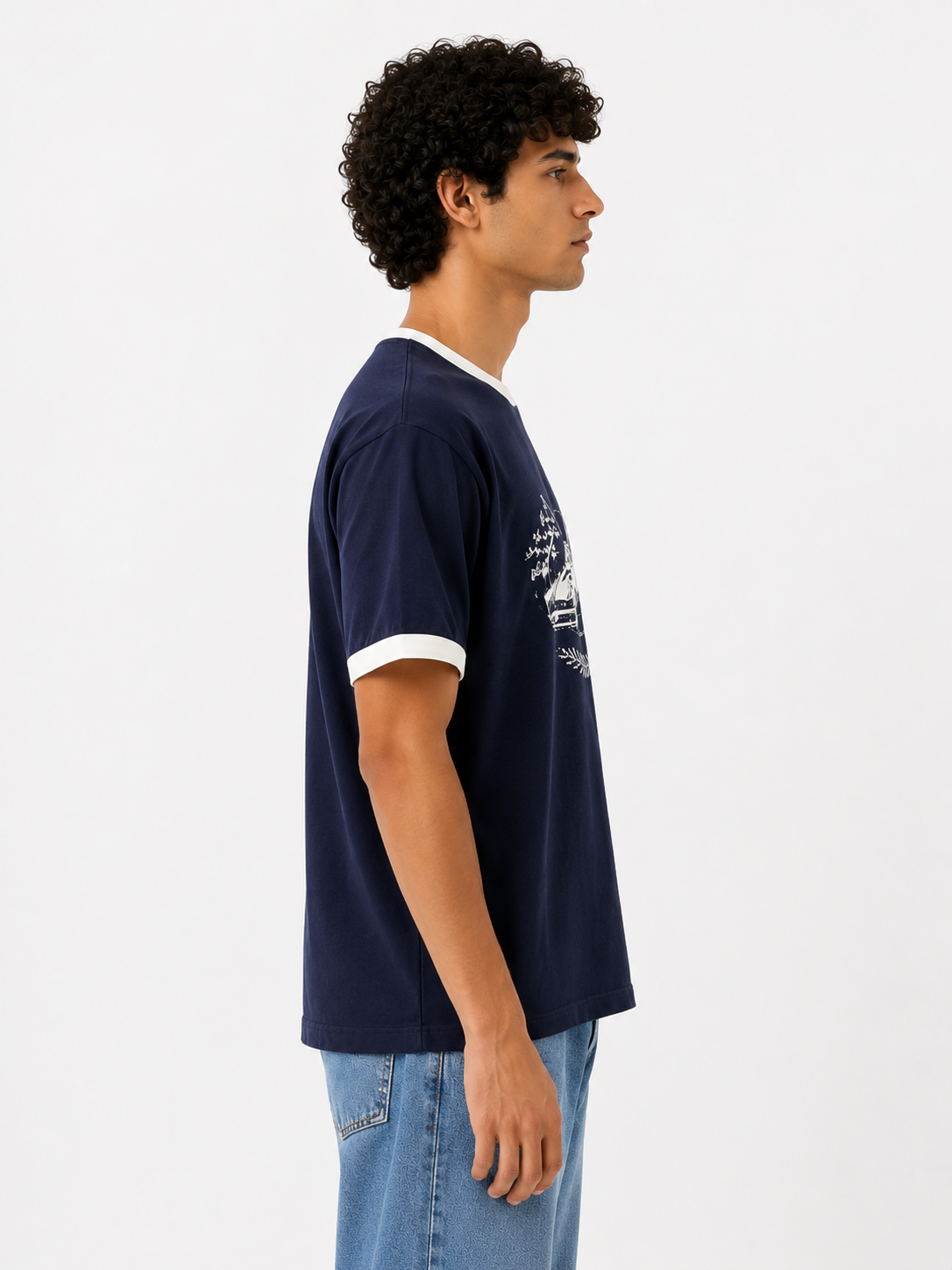 Racing Car Ring T-Shirt "Navy"