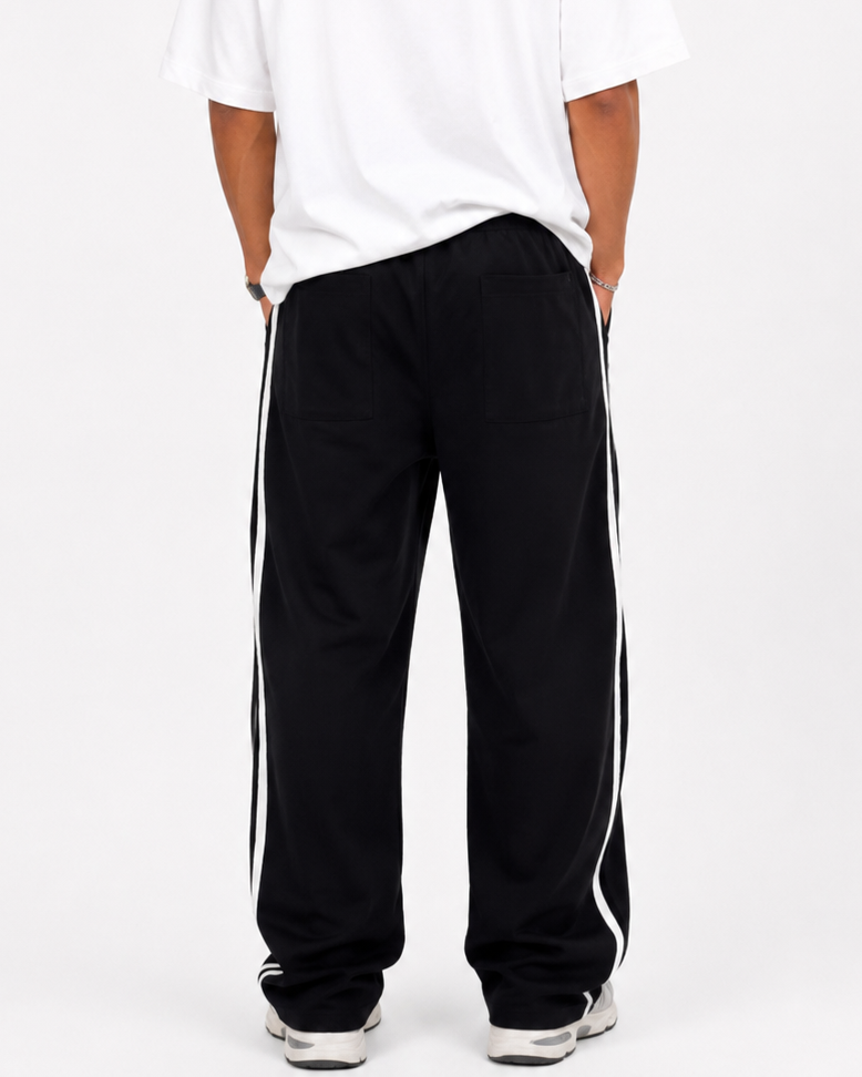 Striped Sweatpants "Black"