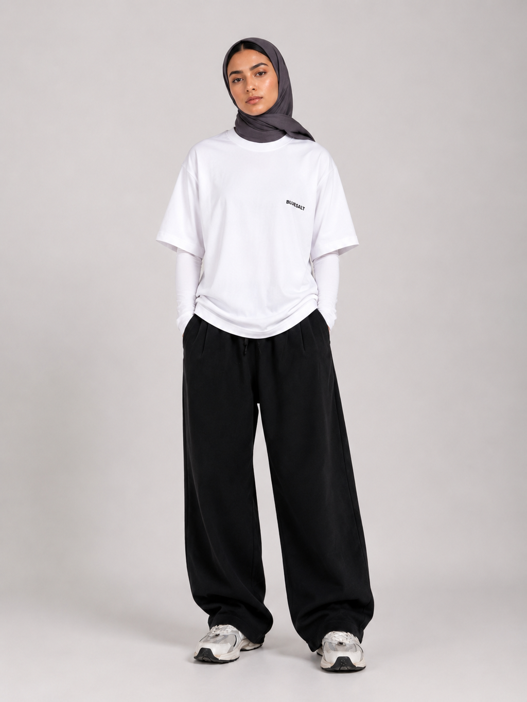 Pleated Sweatpants "Black"