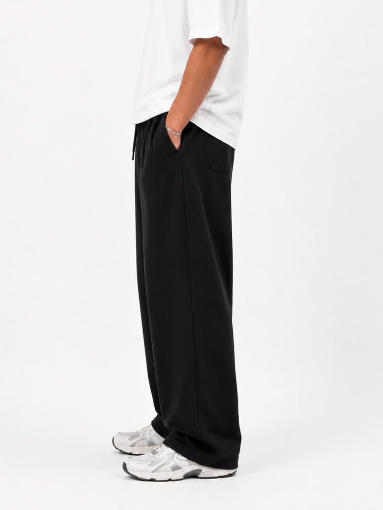 Pleated Sweatpants "Black"