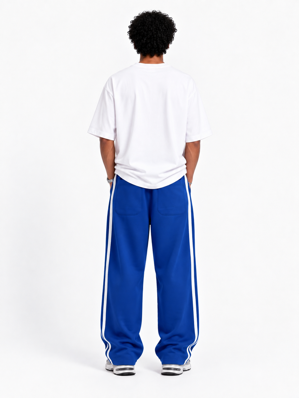 Striped Sweatpants "Blue"
