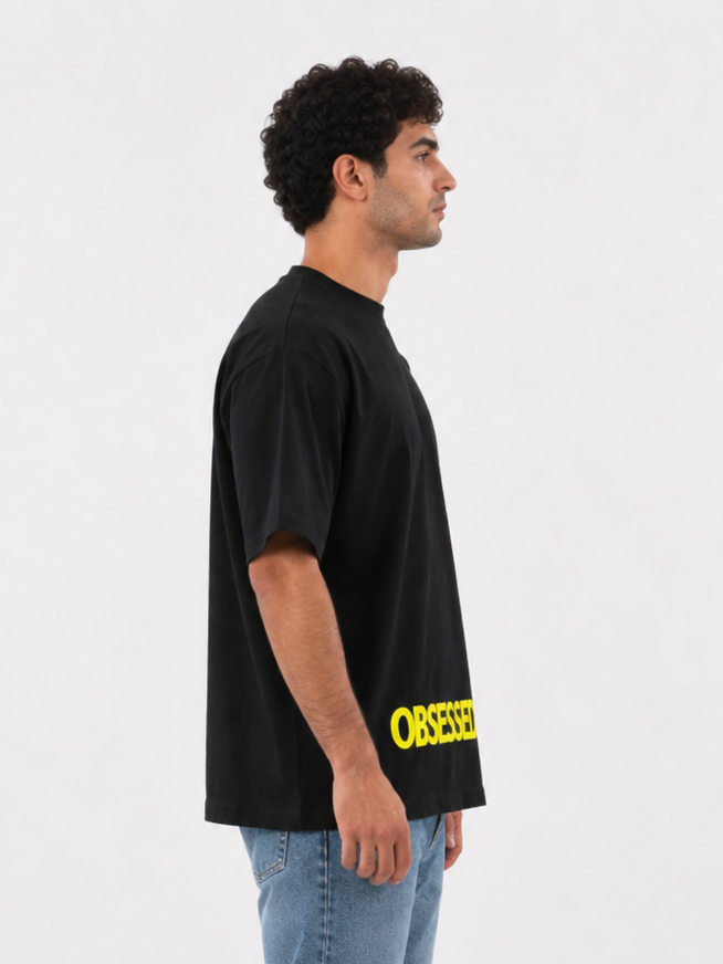 OBSESSED T-Shirt *Yellow Logo*