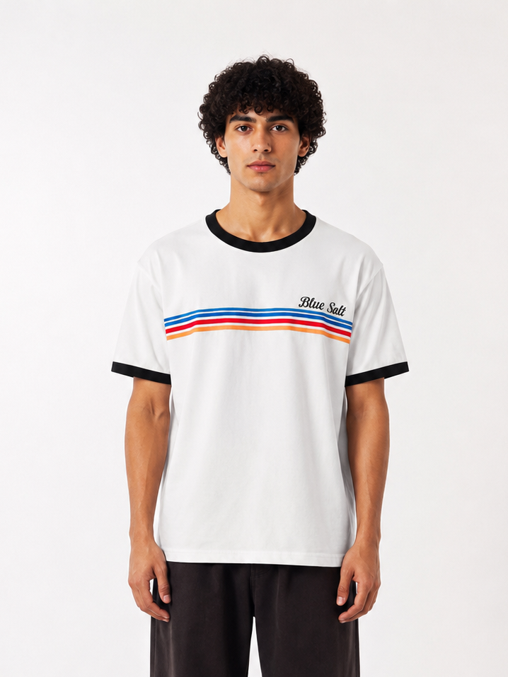 Striped Color Ring T-Shirt