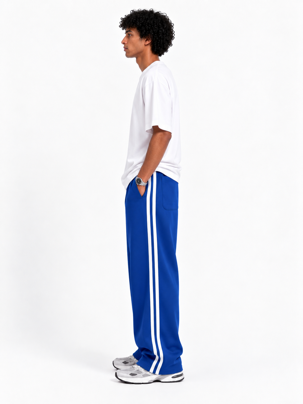 Striped Sweatpants "Blue"