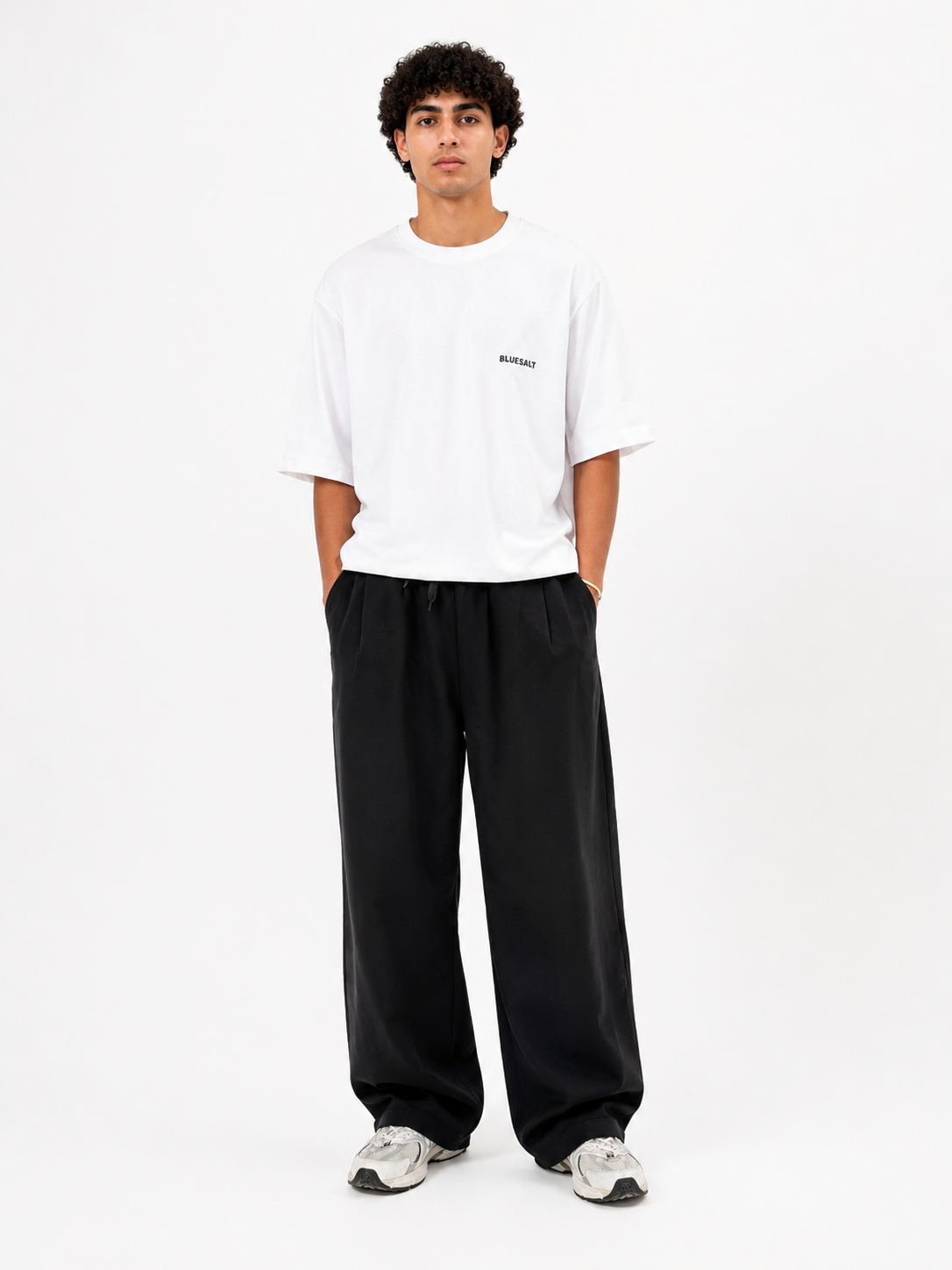 Pleated Sweatpants "Black"